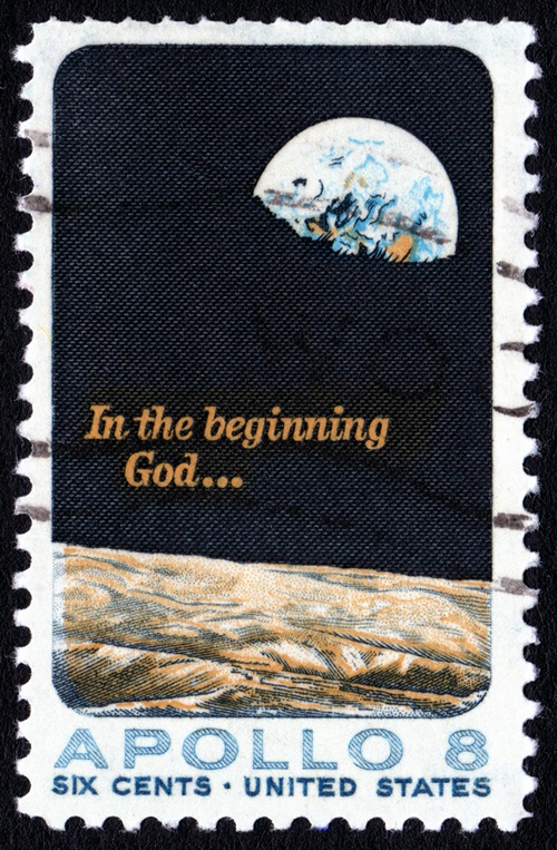 Apollo 8 stamp