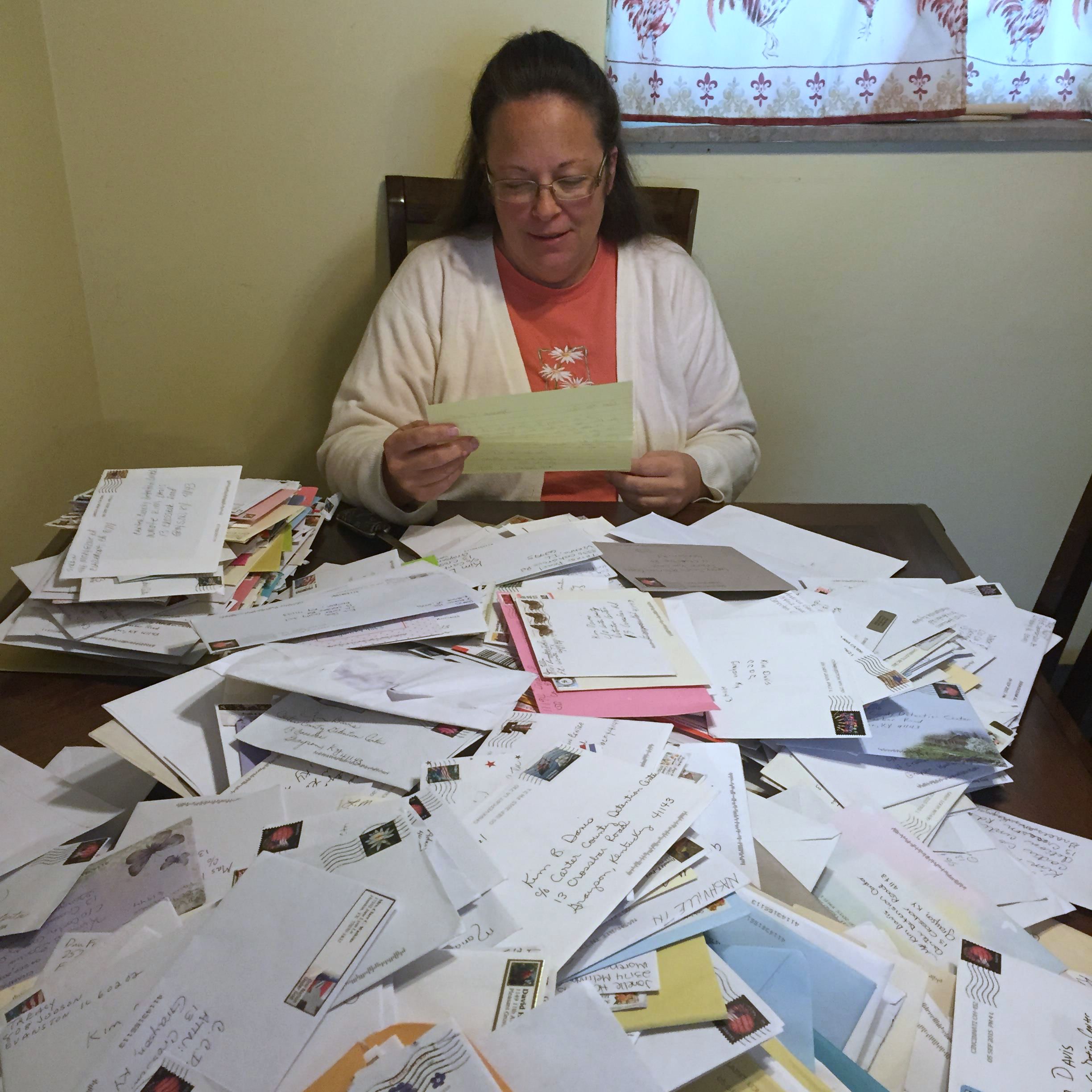 Kim Davis at home